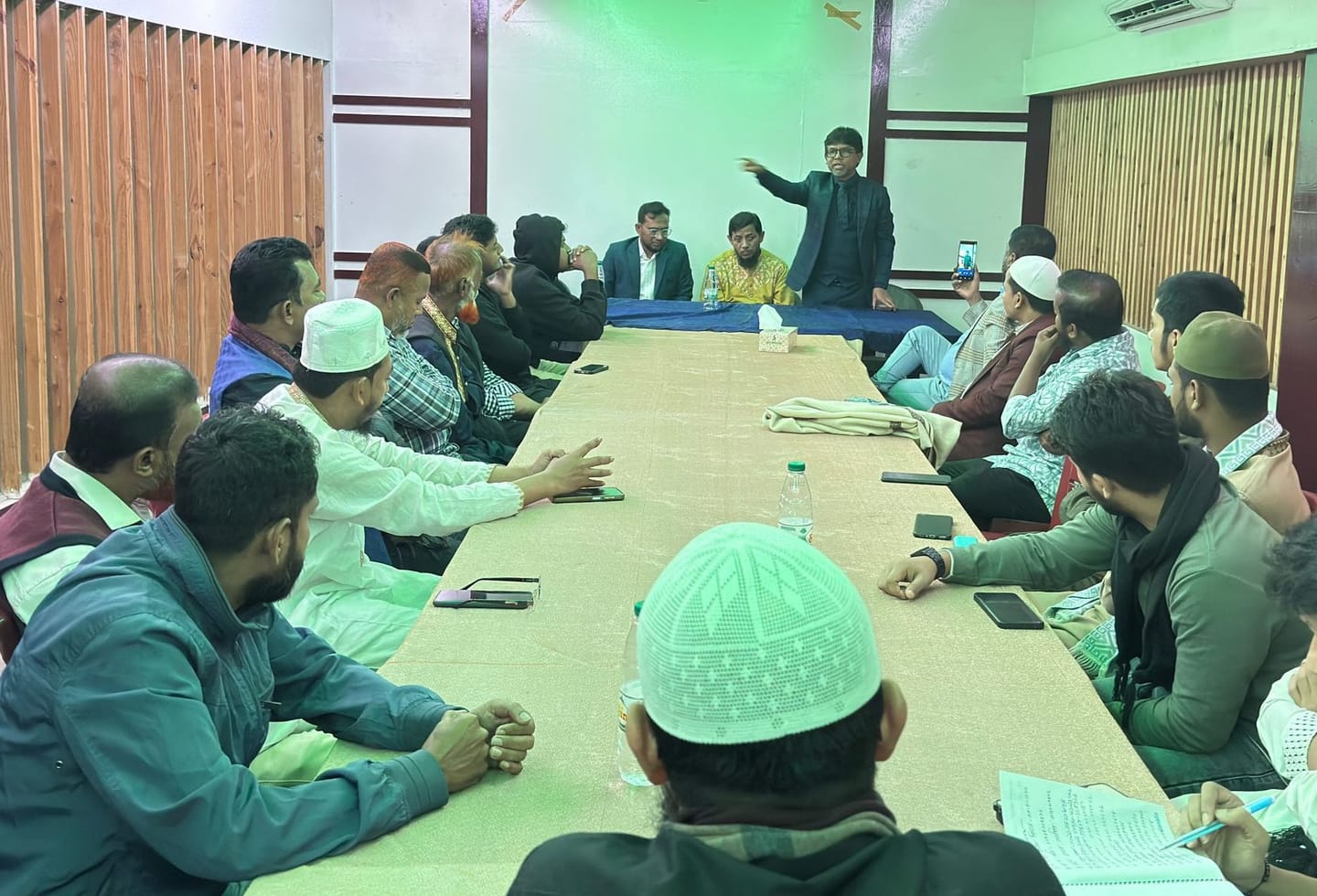An organisational meeting, December 2025